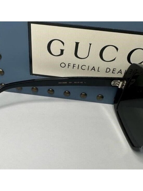 ? - Authentic Gucci Grey Shield Unisex Sunglasses GG1369S 001 main image 7